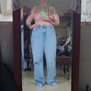 Old Navy Slouchy Midrise Boyfriend Jeans size 16 Tall